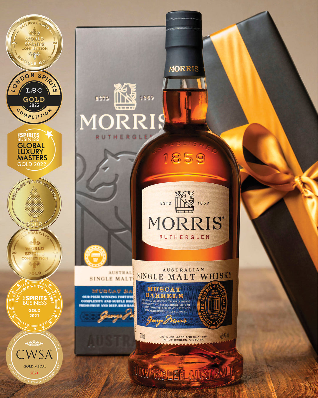 MORRIS Whisky MUSCAT BARREL 46%ABV